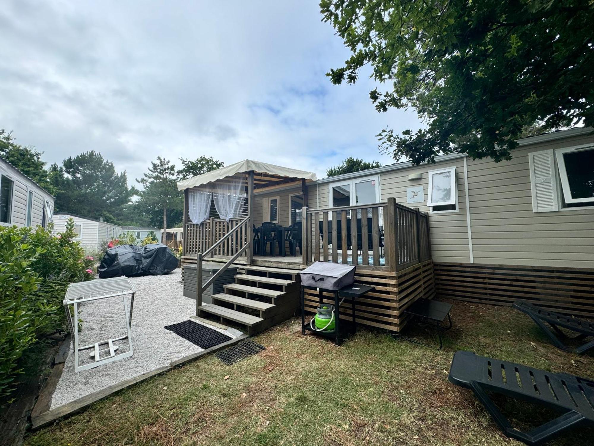 Mobil Home Xxl - Bord Lac - Camping Les Viviers - Lege Cap Ferret Kültér fotó