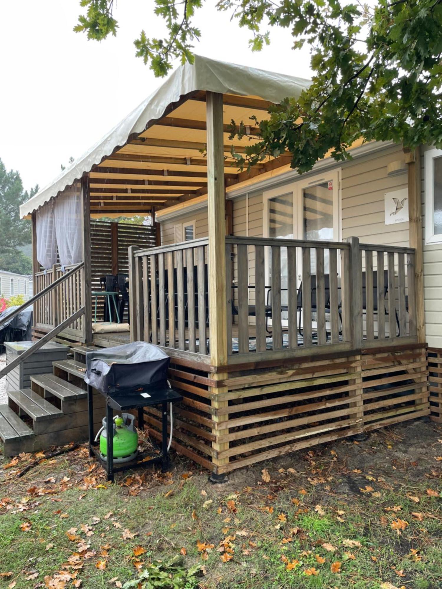 Mobil Home Xxl - Bord Lac - Camping Les Viviers - Lege Cap Ferret Kültér fotó